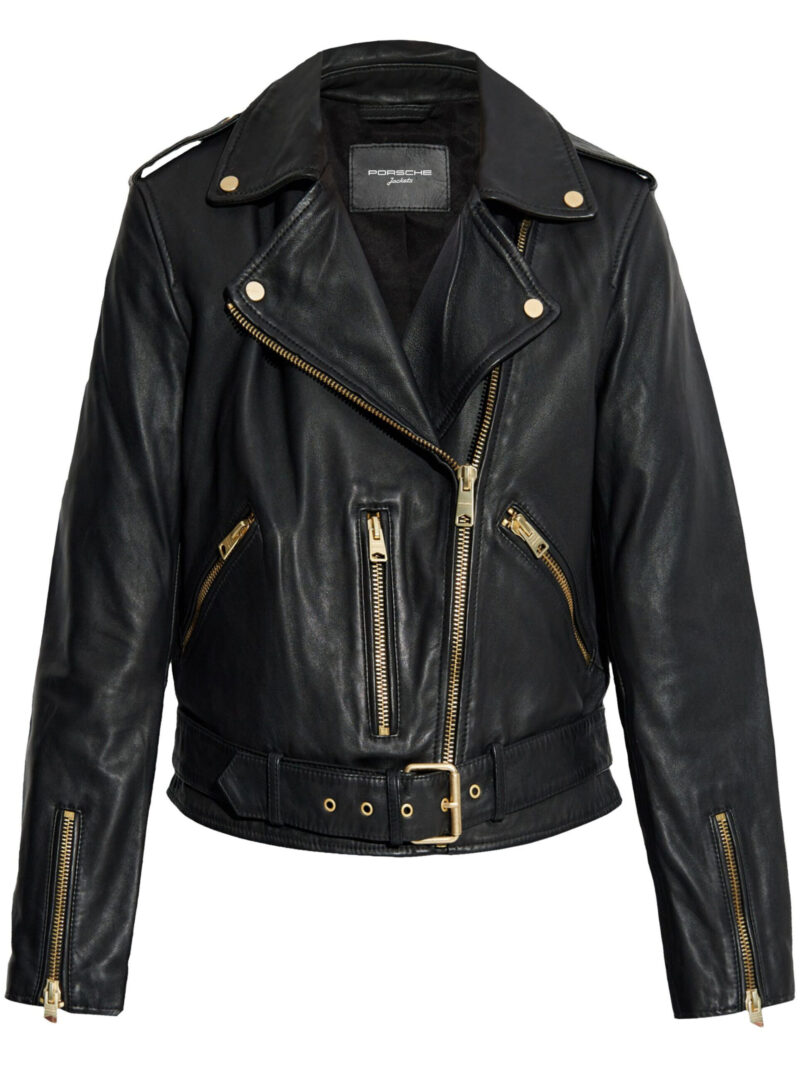 Porsche Balfern Black Leather Jacket | Luxury Women’s Jacket